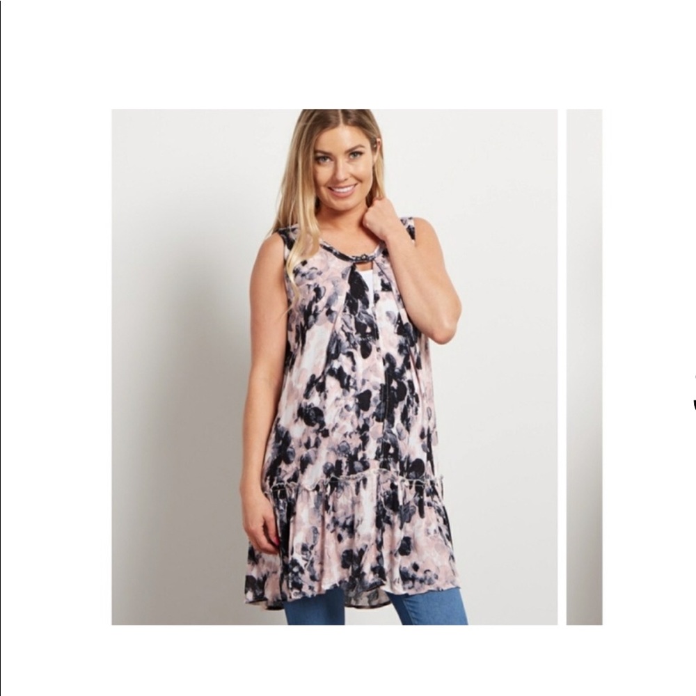 Pink Blush Maternity Tunic